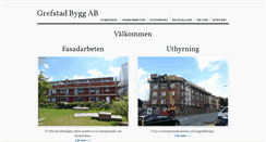 Desktop Screenshot of grefstadbygg.se