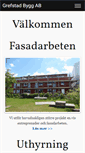 Mobile Screenshot of grefstadbygg.se