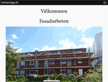 Tablet Screenshot of grefstadbygg.se